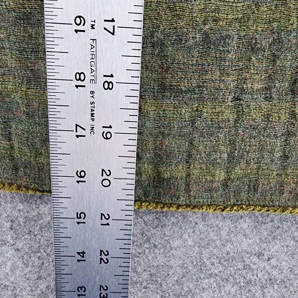 Kenneth Cole Skirt Womens 12 Pencil Straight Green Wool